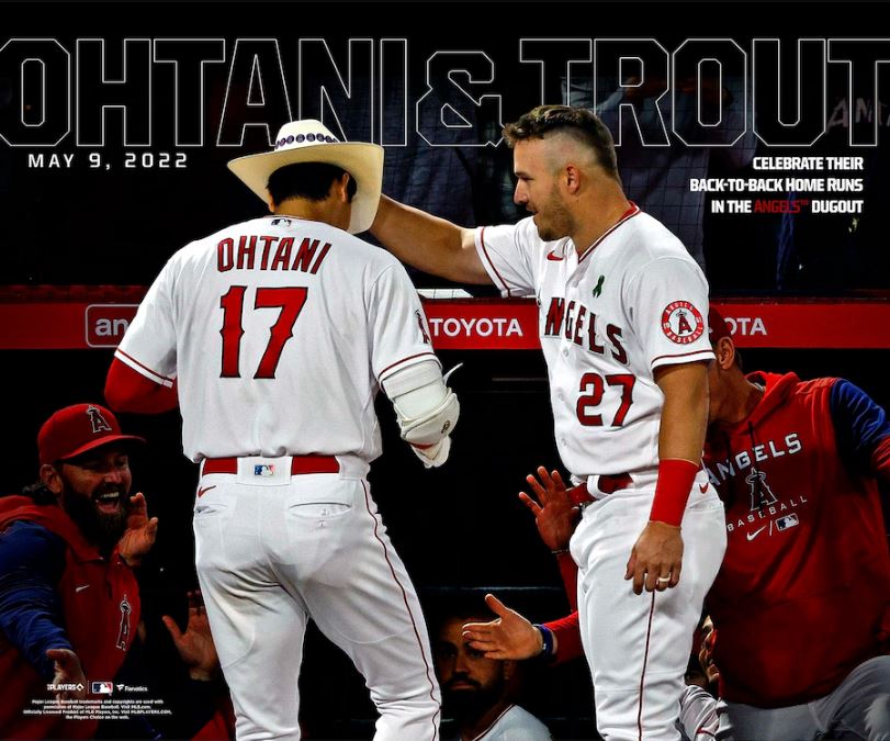 Shohei Ohtani & Mike Trout Los Angeles Angels of Anaheim 8" x 10" Baseball Photo - Sports Collectibles, Sports Memorabilia, Sports Fan Shop, Sports Gifts