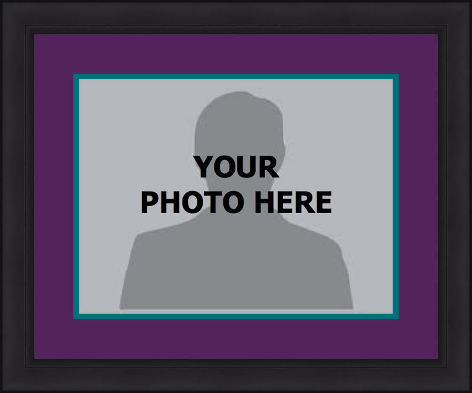 MLB Baseball Photo Picture Frame Kit - Arizona Diamondbacks (Purple Matting, Teal Trim) - Sports Collectibles, Sports Memorabilia, Sports Fan Shop, Sports Gifts
