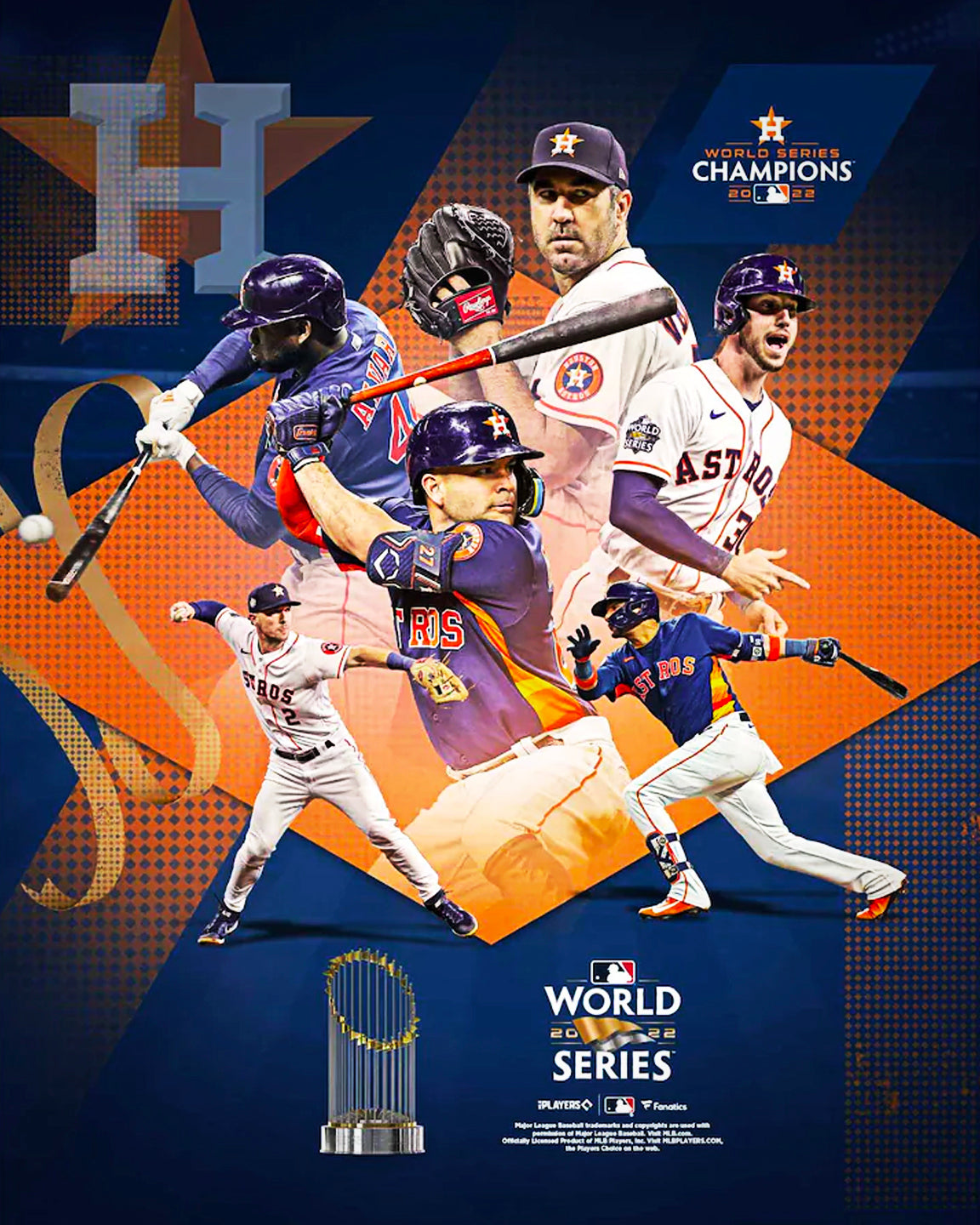 Houston Astros 2022 World Series Champions 8" x 10" Baseball Photo - Sports Collectibles, Sports Memorabilia, Sports Fan Shop, Sports Gifts