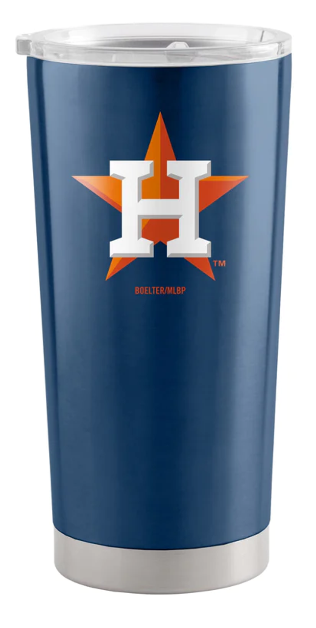 Houston Astros Travel Tumbler 20oz Stainless Steel - Sports Collectibles, Sports Memorabilia, Sports Fan Shop, Sports Gifts