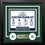 MLB Baseball Photo Picture Frame Kit - Oakland Athletics (White Matting, Green Trim)
