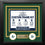 MLB Baseball Photo Picture Frame Kit - Oakland Athletics (White Matting, Green Trim)