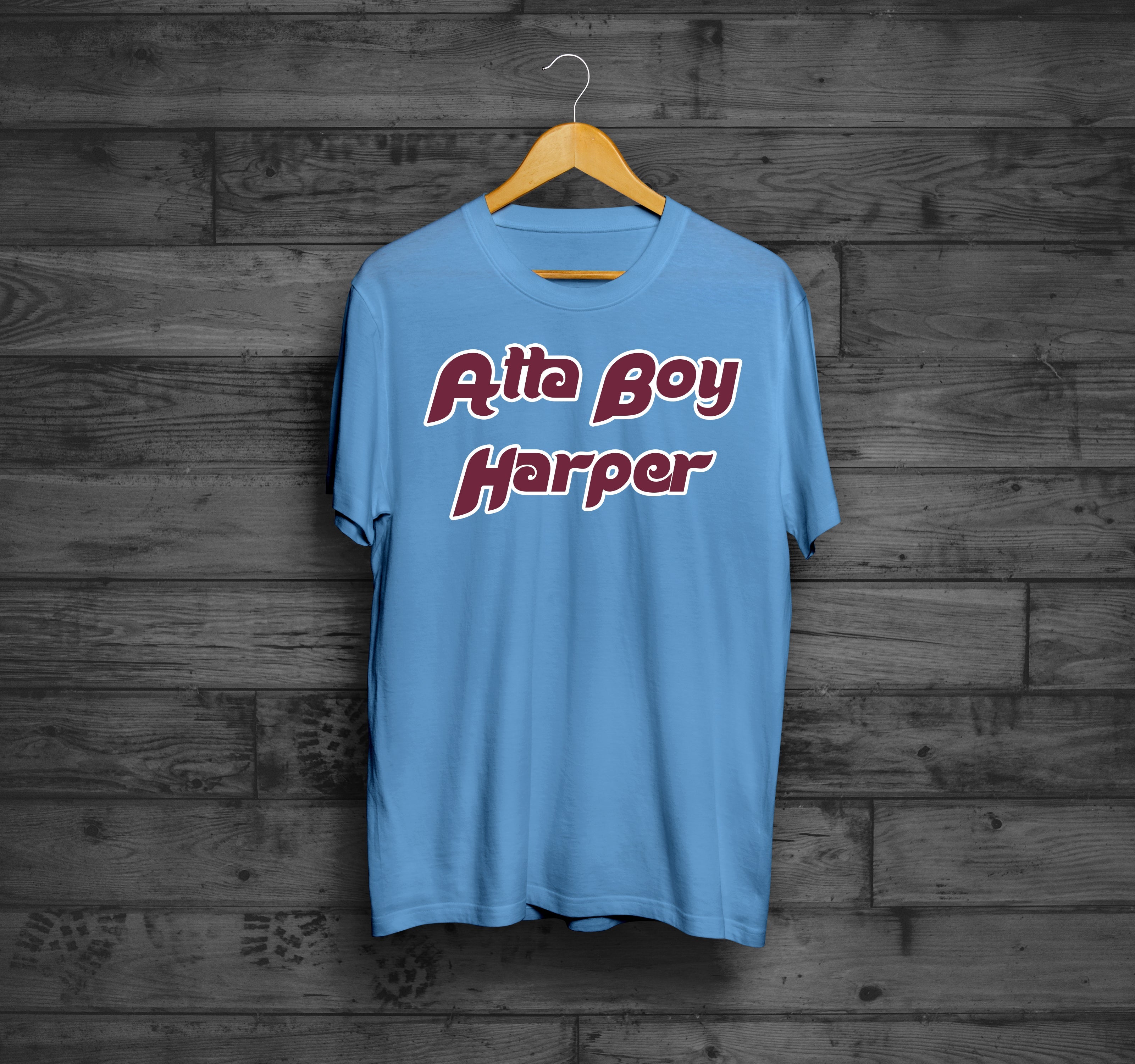 Bryce Harper 'Atta Boy' Phillies Playoff T-Shirt - Sports Collectibles, Sports Memorabilia, Sports Fan Shop, Sports Gifts