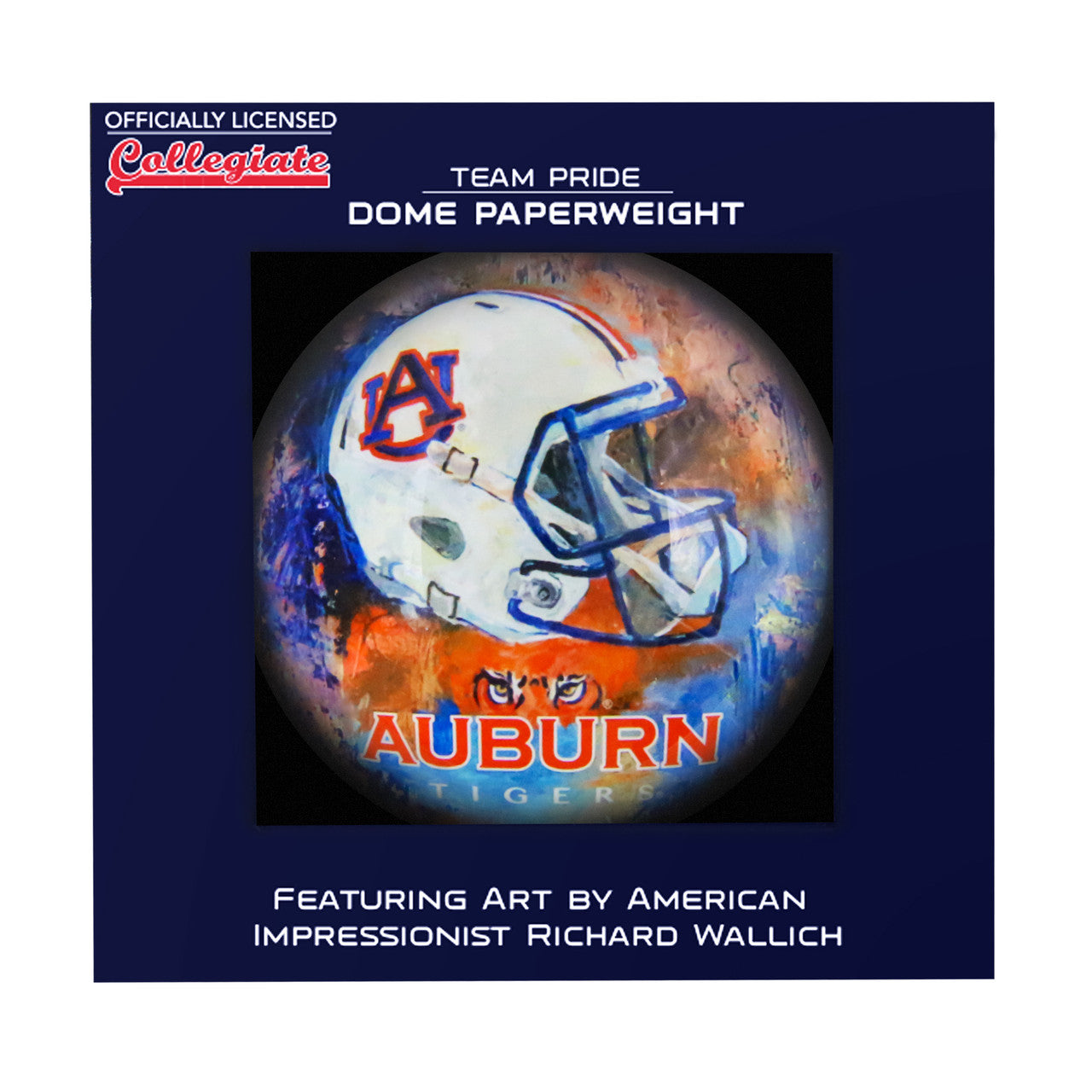 Auburn Tigers Paperweight Domed - Sports Collectibles, Sports Memorabilia, Sports Fan Shop, Sports Gifts