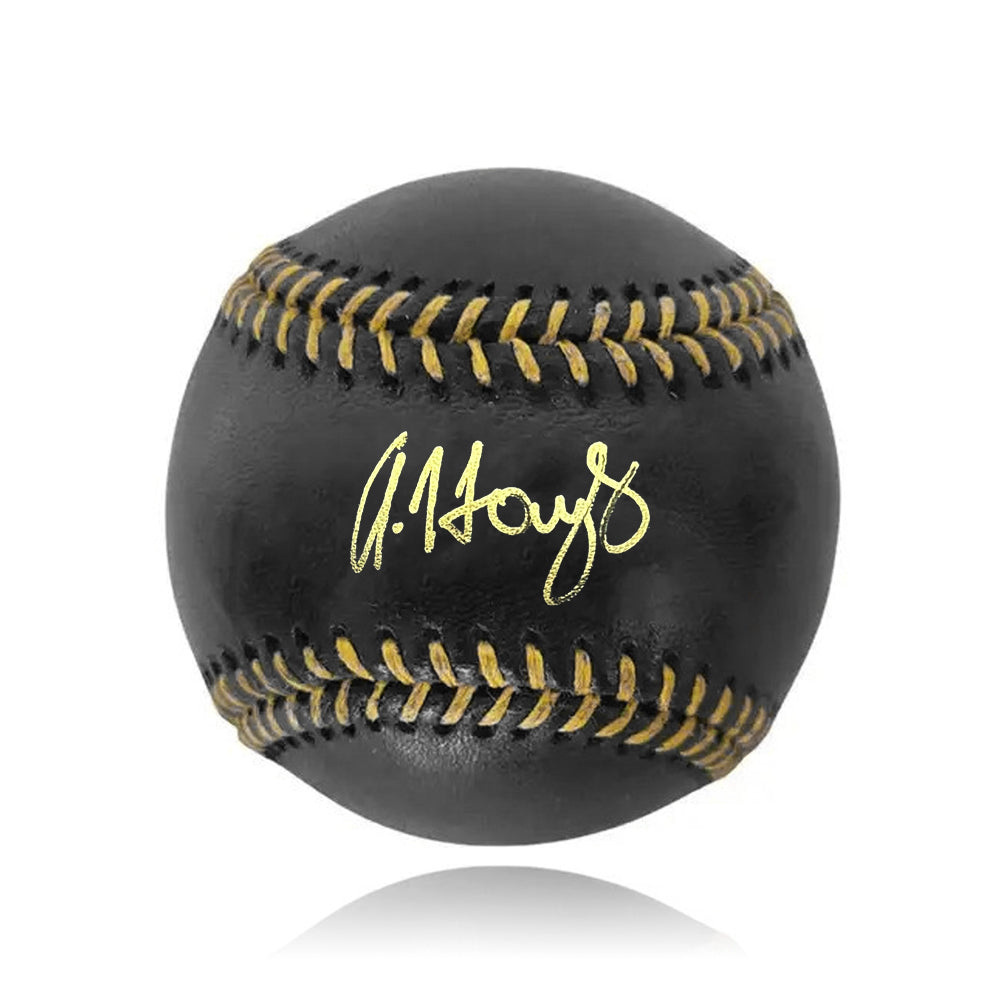 Austin Hays Philadelphia Phillies Autographed Black Baseball - Sports Collectibles, Sports Memorabilia, Sports Fan Shop, Sports Gifts