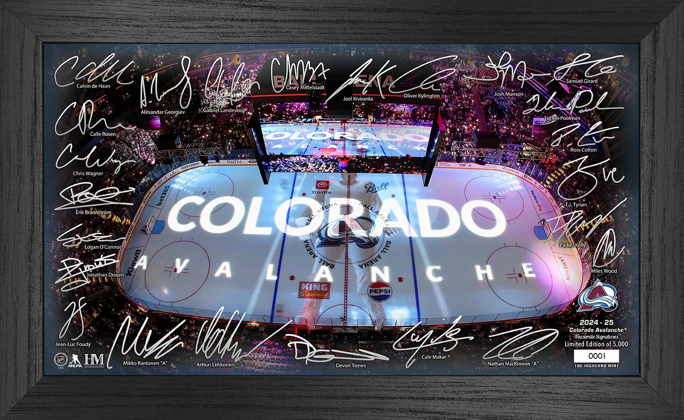 Colorado Avalanche 2024-25 Signature Rink - Sports Collectibles, Sports Memorabilia, Sports Fan Shop, Sports Gifts