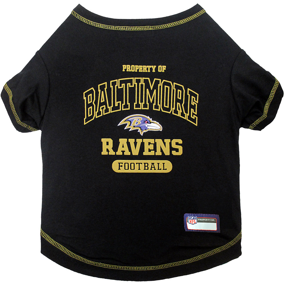 Baltimore Ravens Dog Tee Shirt by Pets First - Sports Collectibles, Sports Memorabilia, Sports Fan Shop, Sports Gifts