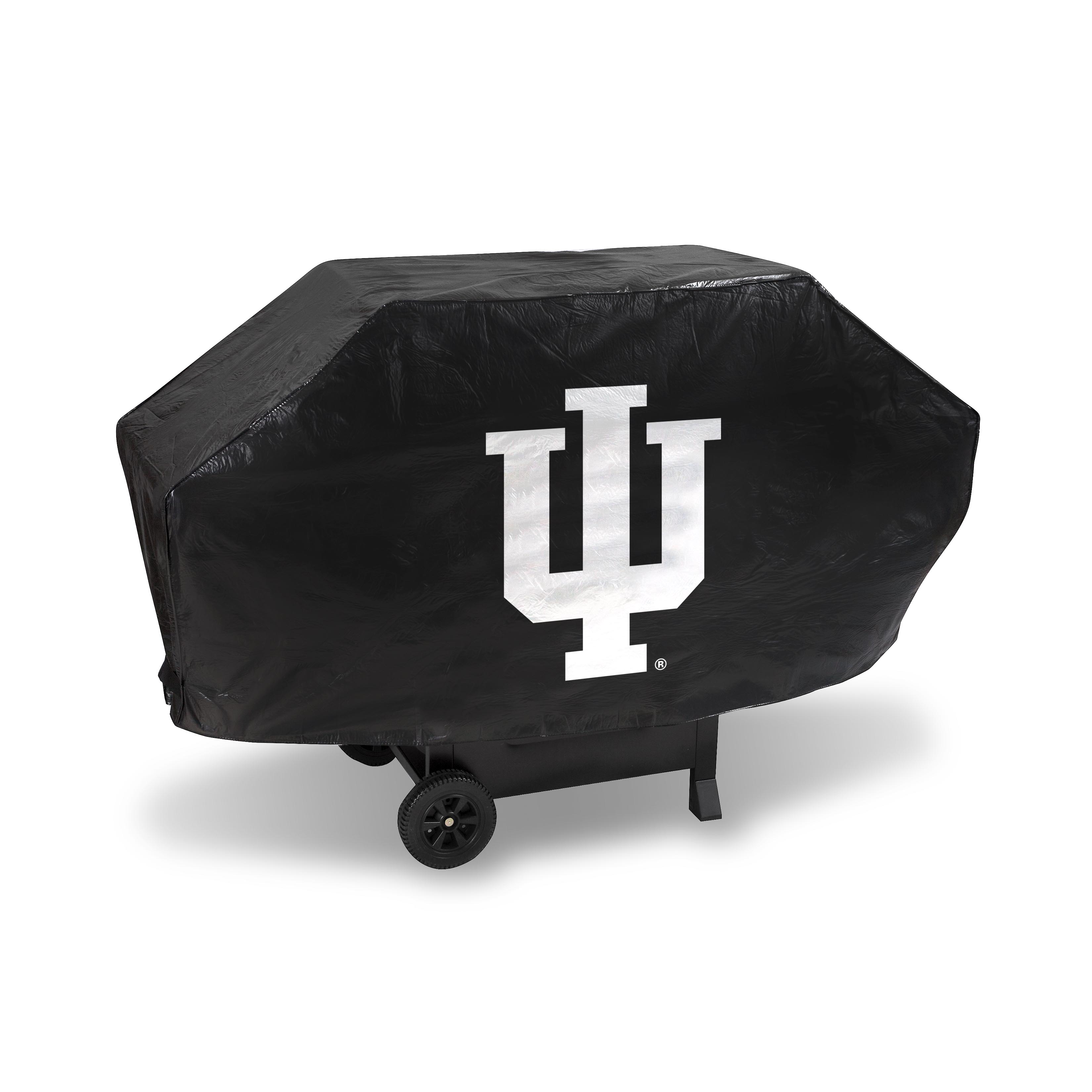 NCAA  Indiana Hoosiers  Deluxe Vinyl Grill Cover - 68" Wide/Heavy Duty/Velcro Staps