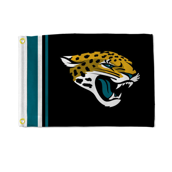 NFL Football Jacksonville Jaguars Stripes Utility Flag - Double Sided - Great for Boat/Golf Cart/Home ect.