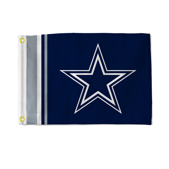 NFL Football Dallas Cowboys Stripes Utility Flag - Double Sided - Great for Boat/Golf Cart/Home ect.