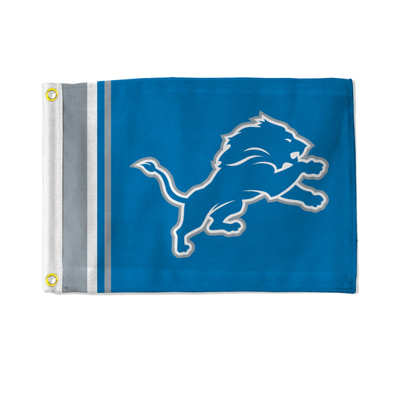 NFL Football Detroit Lions Stripes Utility Flag - Double Sided - Great for Boat/Golf Cart/Home ect.