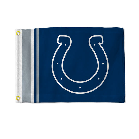 NFL Football Indianapolis Colts Stripes Utility Flag - Double Sided - Great for Boat/Golf Cart/Home ect.