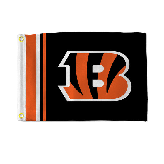 NFL Football Cincinnati Bengals Stripes Utility Flag - Double Sided - Great for Boat/Golf Cart/Home ect.