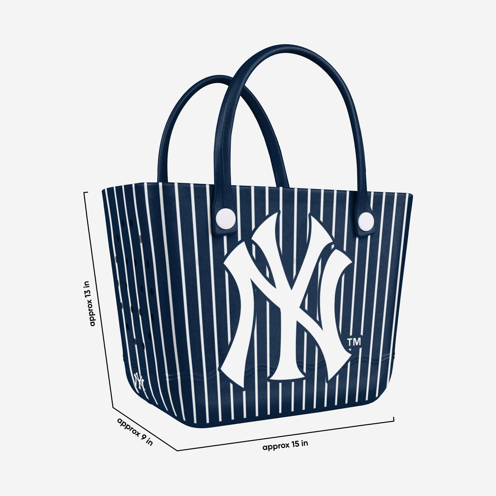 New York Yankees Pinstripe Tailgate Tote Bag - Sports Gifts, Sports Memorabilia, Sports Collectibles, Fan Shop