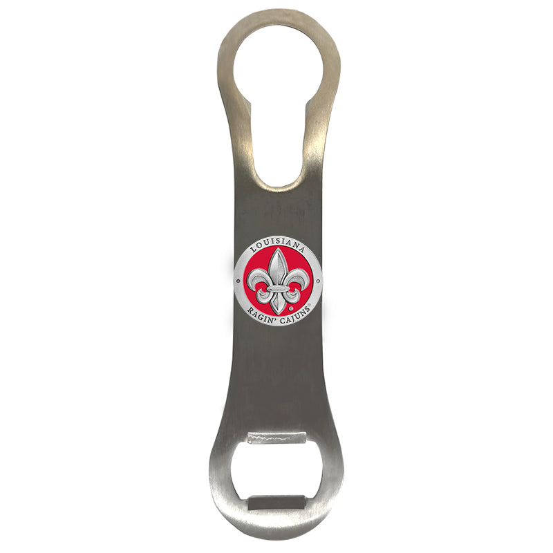 The University of Louisiana At Lafayette Bottle Opener - Sports Collectibles, Sports Memorabilia, Sports Fan Shop, Sports Gifts