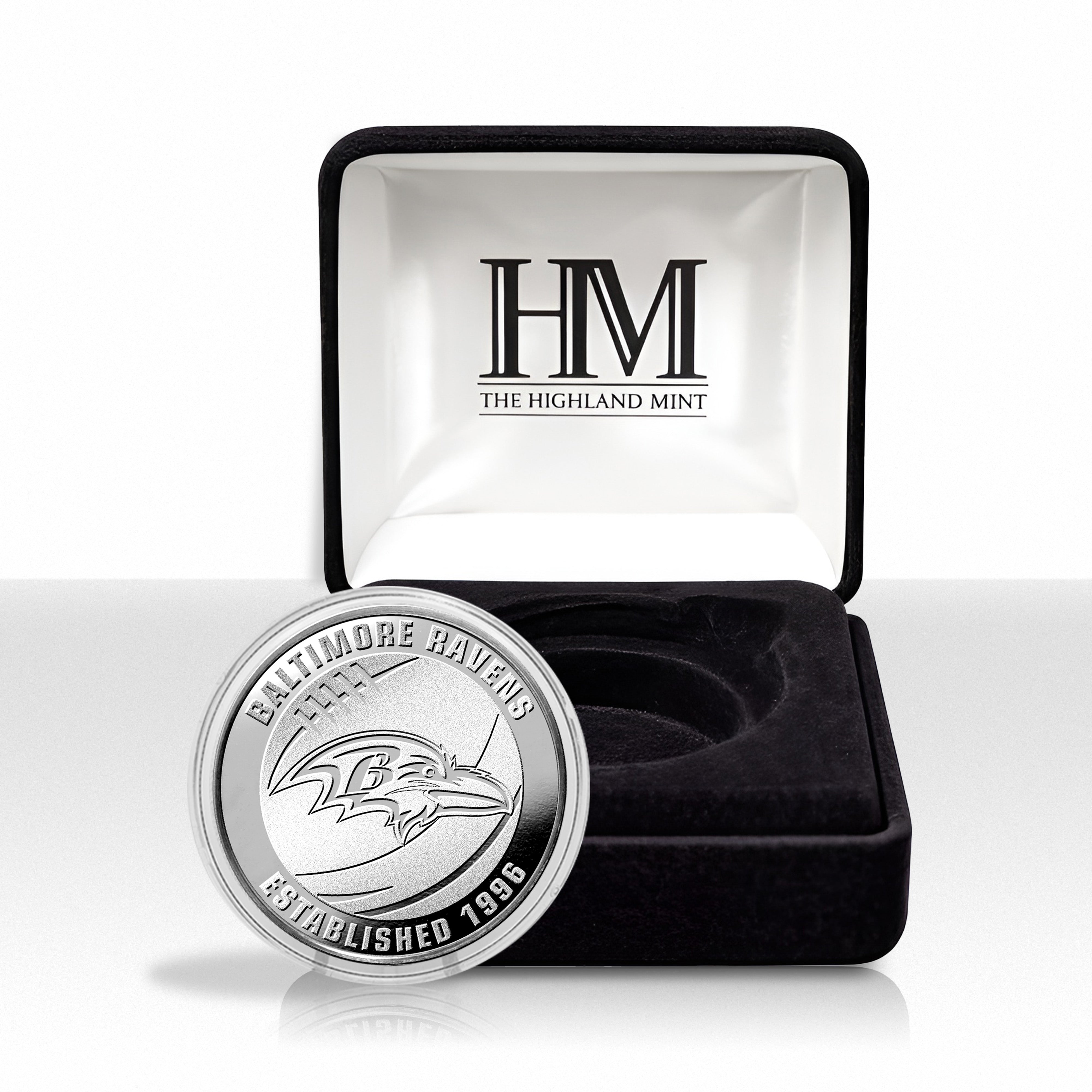 Baltimore Ravens 2026 Silver Plated Game Flip Coin - Sports Gifts, Sports Memorabilia, Sports Collectibles, Fan Shop