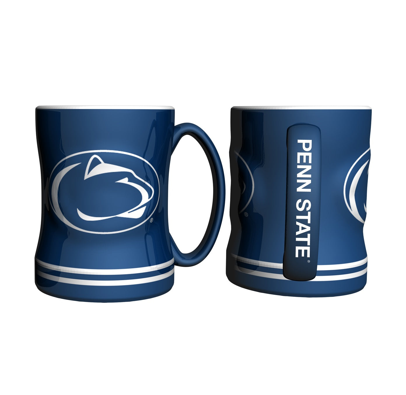 Penn State Nittany Lions Logo Relief Coffee Mug - Sports Collectibles, Sports Memorabilia, Sports Fan Shop, Sports Gifts