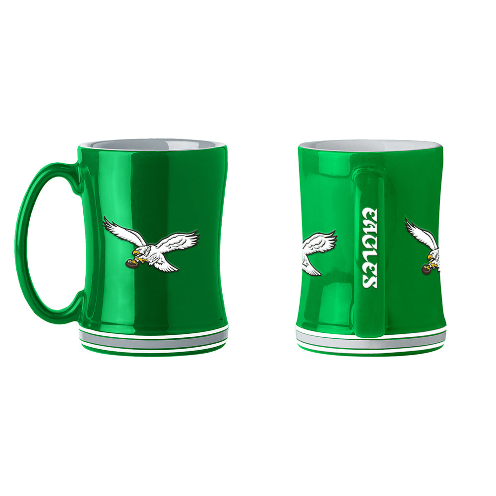 Philadelphia Eagles Retro Relief Mug - Sports Collectibles, Sports Memorabilia, Sports Fan Shop, Sports Gifts