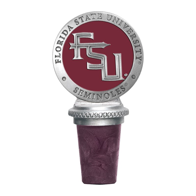 Florida State University FSU Logo Bottle Stopper - Sports Gifts, Sports Memorabilia, Sports Collectibles, Fan Shop