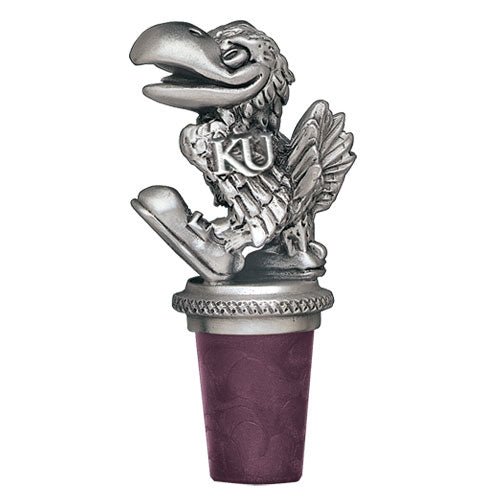 University of Kansas Bottle Stopper - Sports Gifts, Sports Memorabilia, Sports Collectibles, Fan Shop
