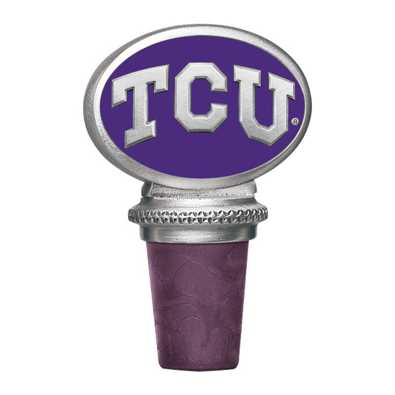 Texas Christian University Bottle Stopper - Sports Gifts, Sports Memorabilia, Sports Collectibles, Fan Shop