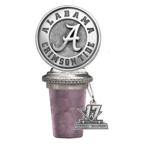 University of Alabama Crimson Tide National Champions 2017 Bottle Stopper - Sports Gifts, Sports Memorabilia, Sports Collectibles, Fan Shop