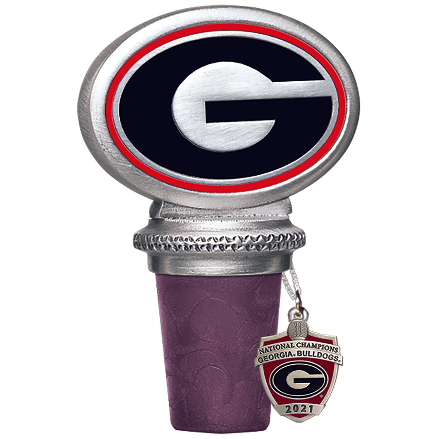 2021 Georgia Football Championship Bottle Stopper - Sports Gifts, Sports Memorabilia, Sports Collectibles, Fan Shop