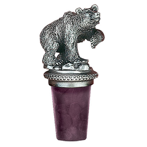 Grizzly Bear Bottle Stopper - Sports Collectibles, Sports Memorabilia, Sports Fan Shop, Sports Gifts