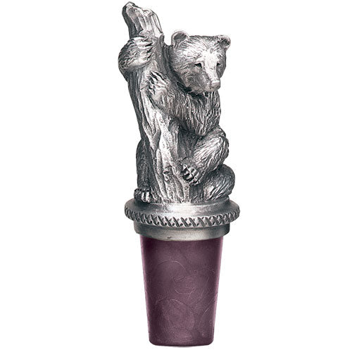 Black Bear Bottle Stopper - Sports Collectibles, Sports Memorabilia, Sports Fan Shop, Sports Gifts