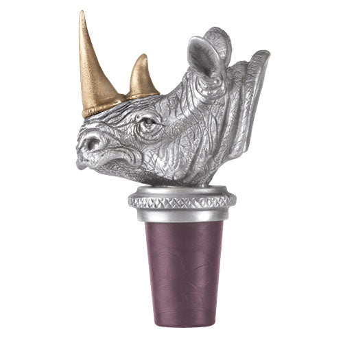 Rhino Bottle Stopper - Sports Collectibles, Sports Memorabilia, Sports Fan Shop, Sports Gifts