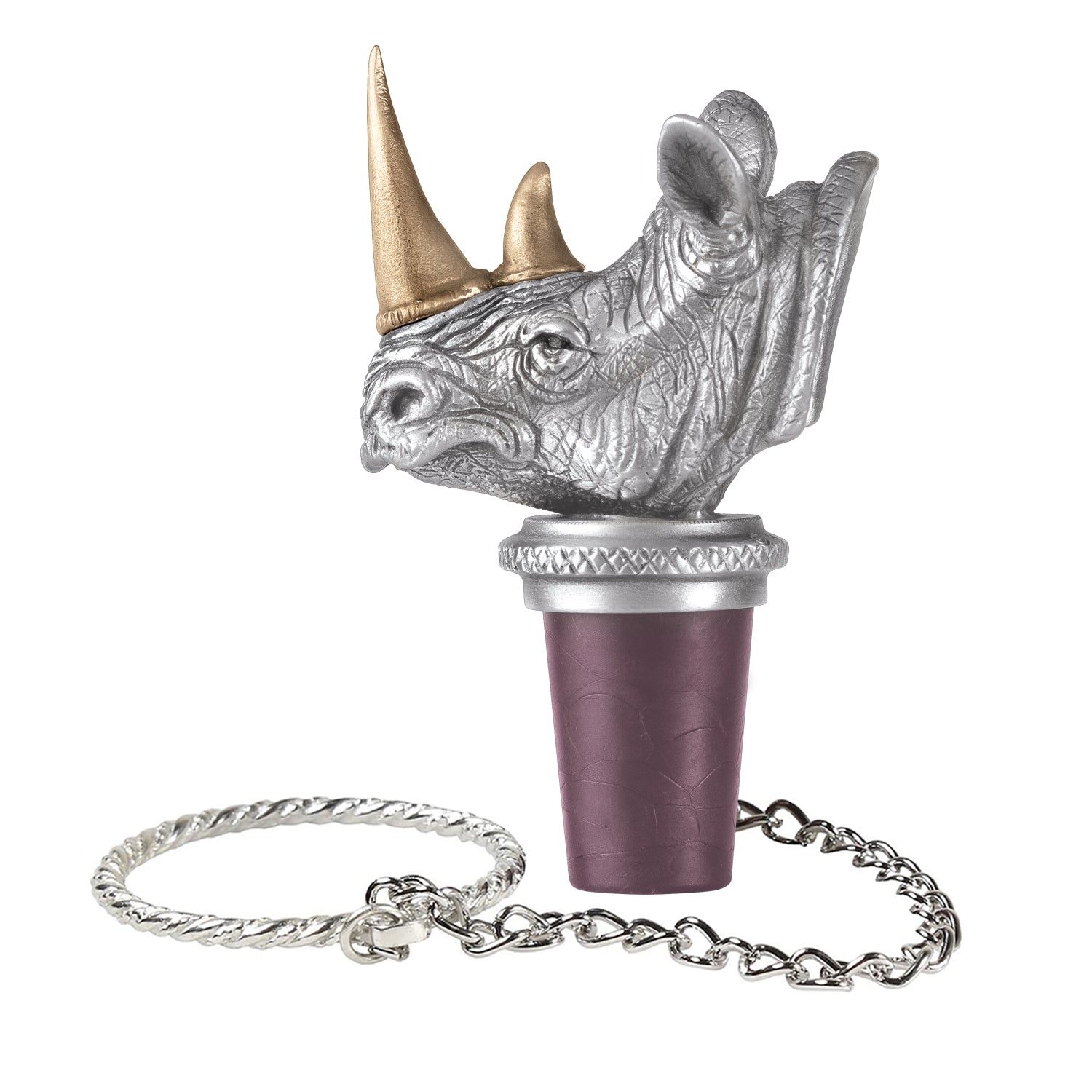 Rhino Bottle Stopper - Sports Collectibles, Sports Memorabilia, Sports Fan Shop, Sports Gifts
