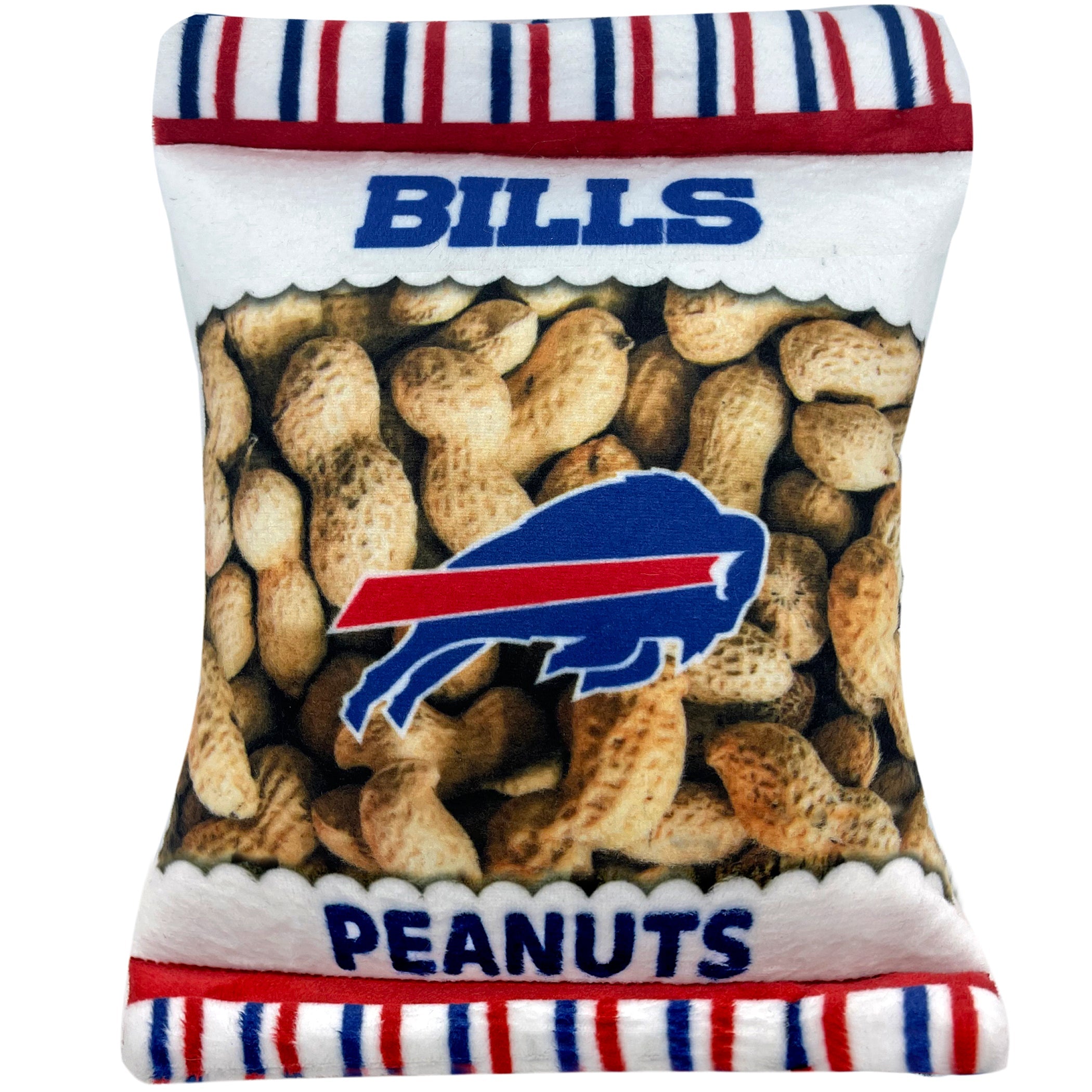 Buffalo Bills Peanut Bag Toy by Pets First - Sports Collectibles, Sports Memorabilia, Sports Fan Shop, Sports Gifts