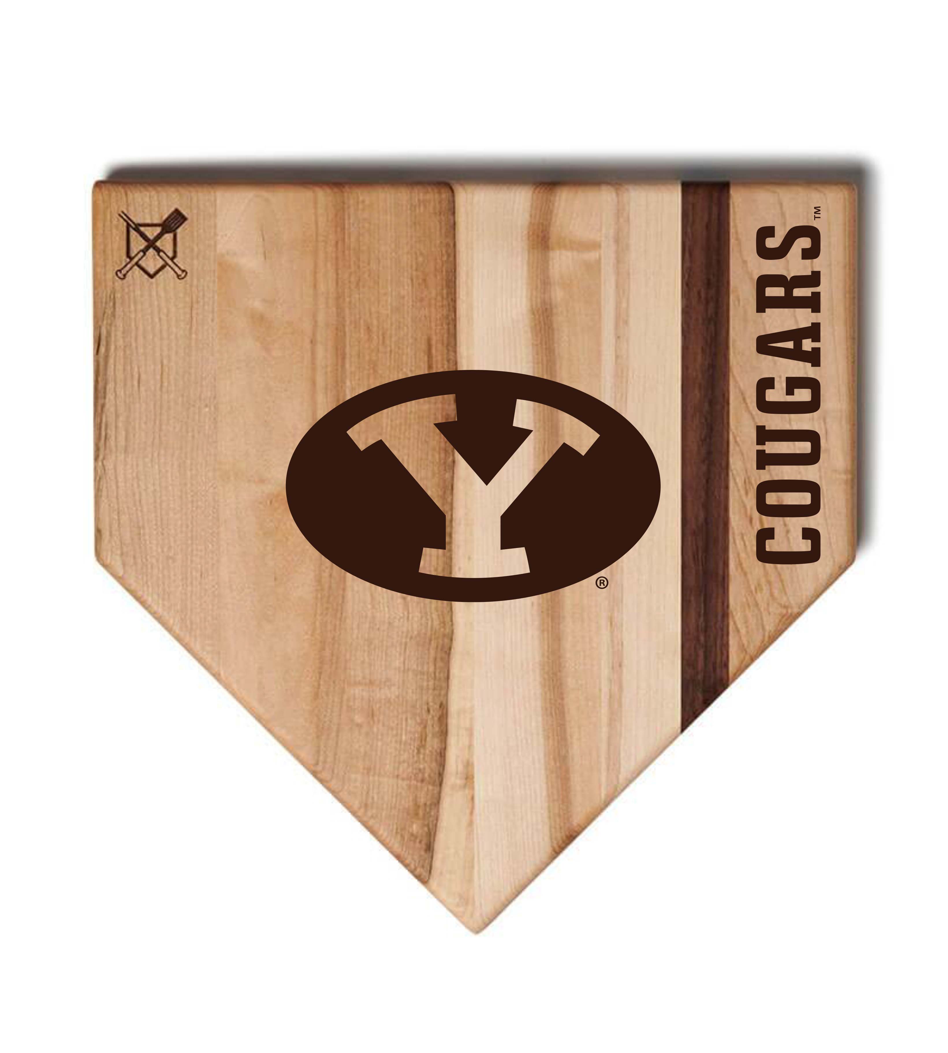 Brigham Young University Cougars Cutting Boards | Choose Your Size & Style - Sports Collectibles, Sports Memorabilia, Sports Fan Shop, Sports Gifts