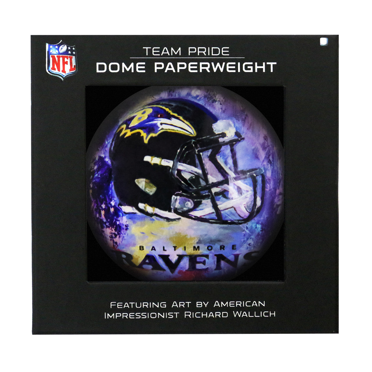 Baltimore Ravens Paperweight Domed - Sports Collectibles, Sports Memorabilia, Sports Fan Shop, Sports Gifts