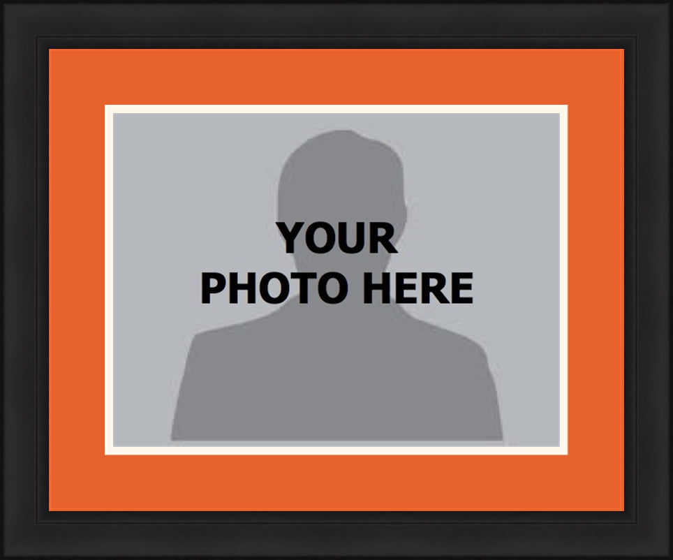 MLB Baseball Photo Picture Frame Kit - Miami Marlins (Orange Matting, White Trim) - Sports Collectibles, Sports Memorabilia, Sports Fan Shop, Sports Gifts
