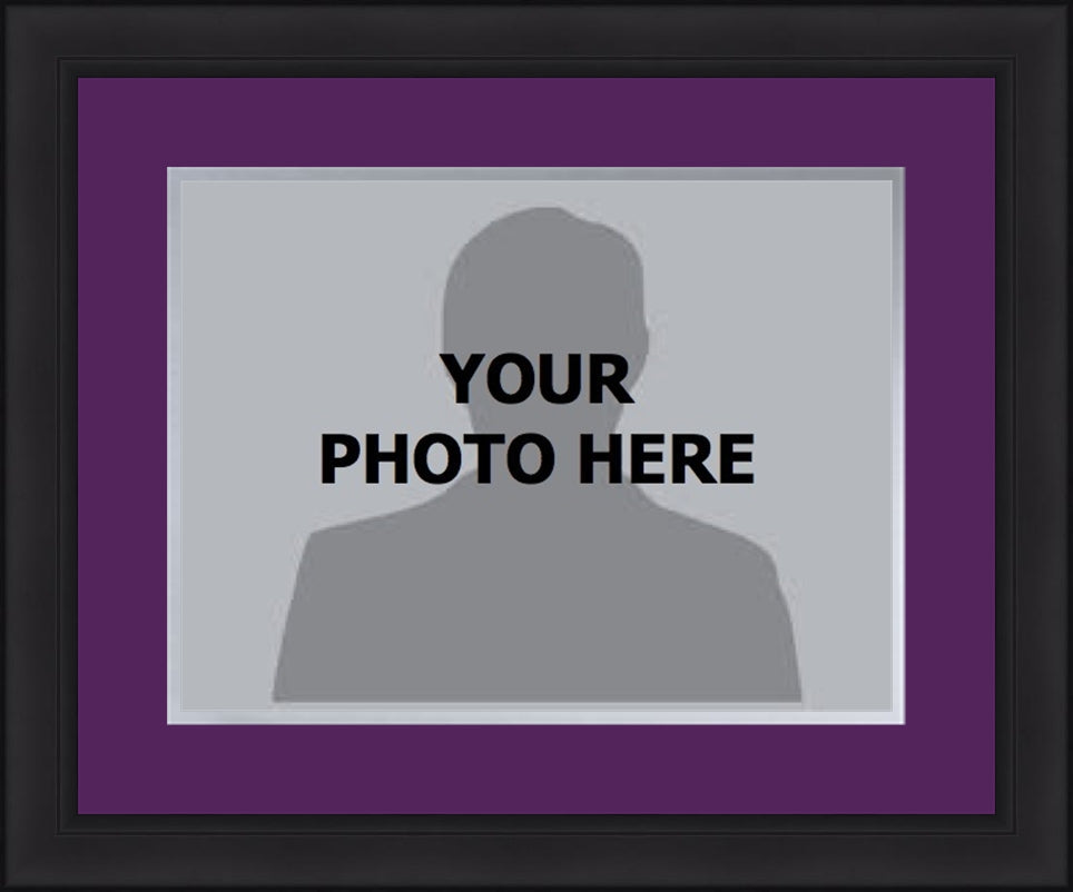 MLB Baseball Photo Picture Frame Kit - Colorado Rockies (Purple Matting, Gray Trim) - Sports Collectibles, Sports Memorabilia, Sports Fan Shop, Sports Gifts