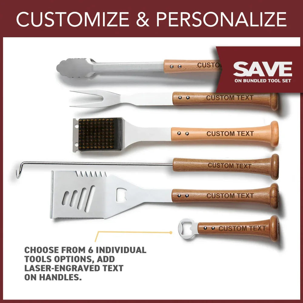 "6 Tool Player" Set with Customized Handles - Sports Collectibles, Sports Memorabilia, Sports Fan Shop, Sports Gifts