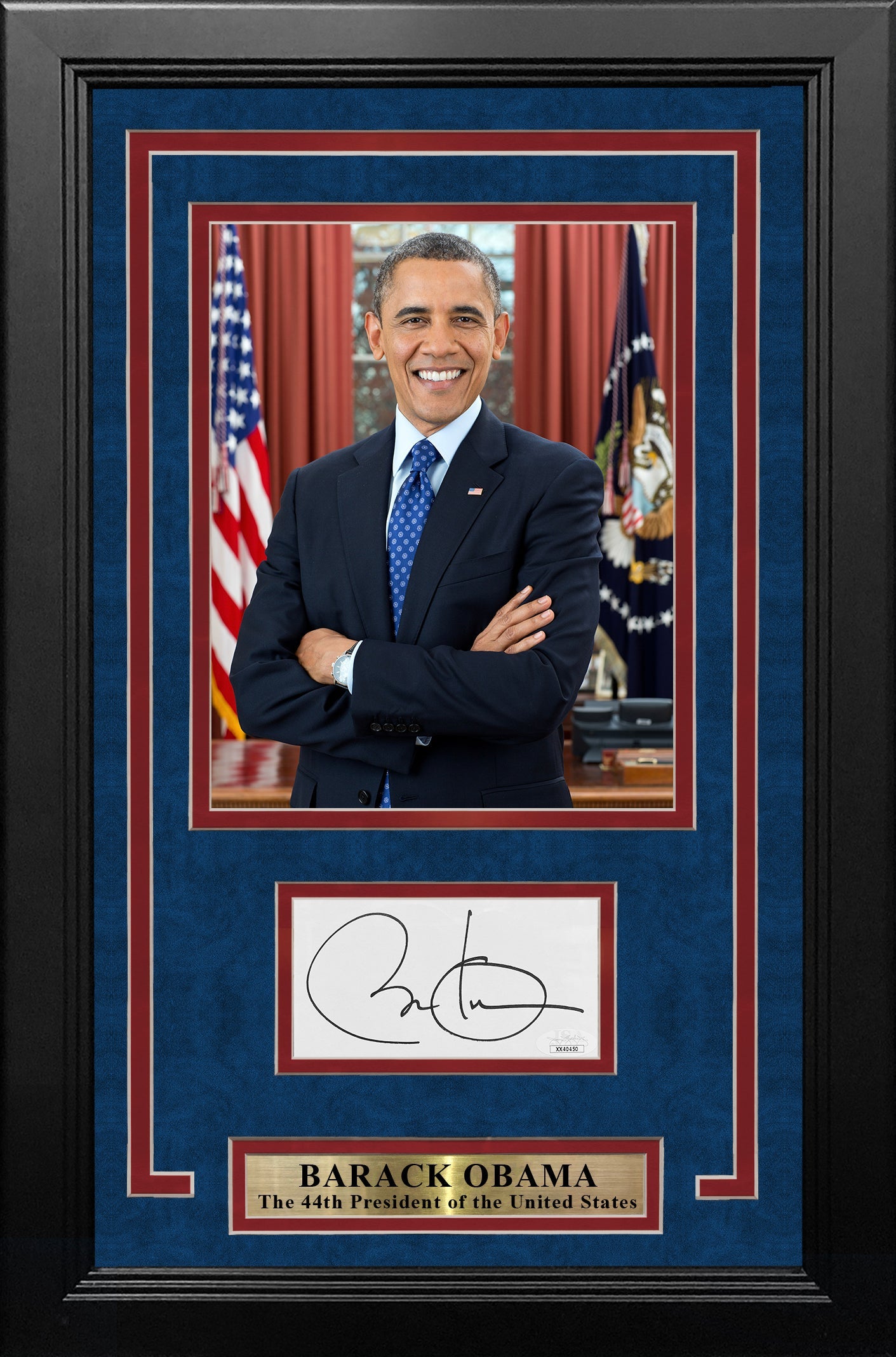 Barack Obama 44th President of the United States Autographed Framed Cut Signature Photo Collage - Sports Collectibles, Sports Memorabilia, Sports Fan Shop, Sports Gifts