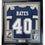Framed Autographed/Signed Bill Bates 35x39 Dallas Dark Blue Football Jersey PSA/DNA COA