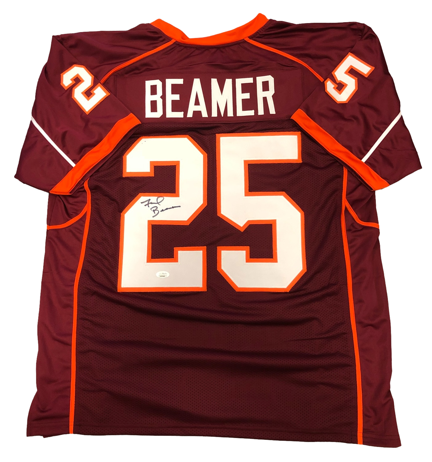 Virginia Tech Hokies Frank Beamer Signed Auto Piping Jersey - JSA W COA - Sports Collectibles, Sports Memorabilia, Sports Fan Shop, Sports Gifts