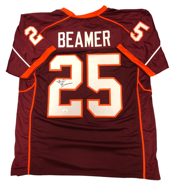 Virginia Tech Hokies Frank Beamer Signed Auto Piping Jersey - JSA W COA - Sports Collectibles, Sports Memorabilia, Sports Fan Shop, Sports Gifts