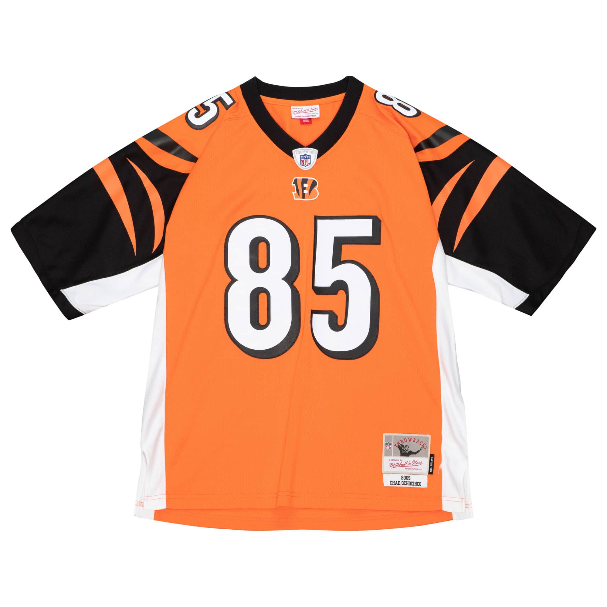 Chad Ochocinco Cincinnati Bengals Mitchell & Ness 2009 Alternate Legacy Jersey - Sports Collectibles, Sports Memorabilia, Sports Fan Shop, Sports Gifts