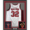Framed Autographed/Signed Bill Walton 35x39 Portland White Basketball Jersey JSA COA
