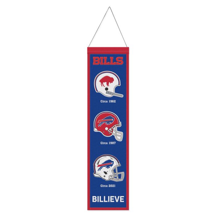 Buffalo Bills 8" x 32" Wool Banner - Sports Collectibles, Sports Memorabilia, Sports Fan Shop, Sports Gifts