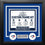 MLB Baseball Photo Picture Frame Kit - Toronto Blue Jays (Blue Matting, White Trim)