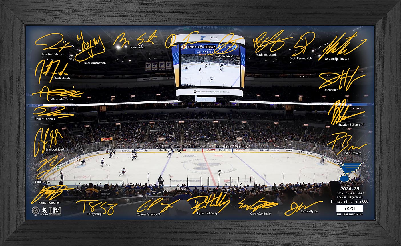 St. Louis Blues 2024-25 Signature Rink - Sports Collectibles, Sports Memorabilia, Sports Fan Shop, Sports Gifts