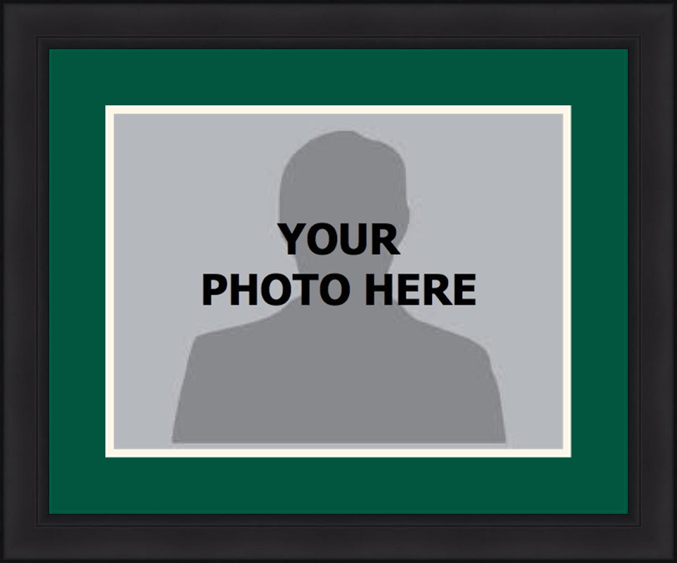 NBA Basketball Photo Picture Frame Kit - Dallas Mavericks (Green Matting, White Trim) - Sports Collectibles, Sports Memorabilia, Sports Fan Shop, Sports Gifts