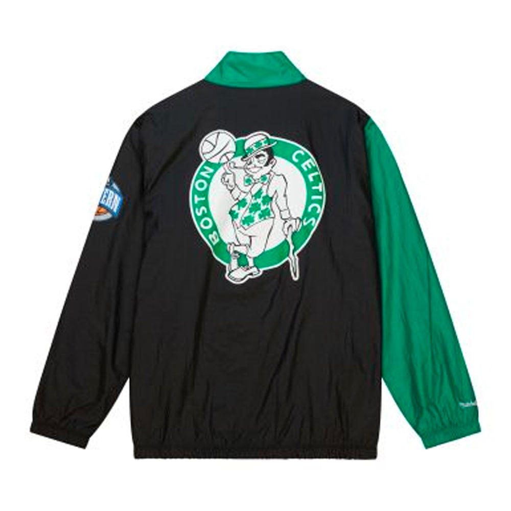 Boston Celtics Mitchell & Ness Arched Retro Lined Windbreaker - Sports Collectibles, Sports Memorabilia, Sports Fan Shop, Sports Gifts