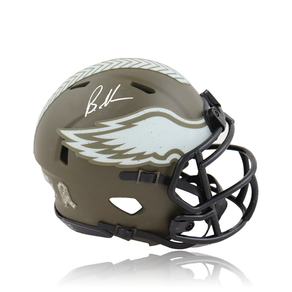Brandon Graham Philadelphia Eagles Autographed Salute to Service Full-Size Helmet - Sports Collectibles, Sports Memorabilia, Sports Fan Shop, Sports Gifts