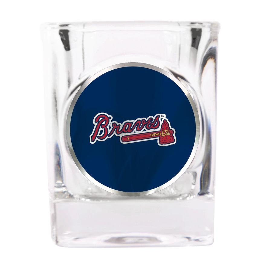 Atlanta Braves Square Shot Glass - Sports Collectibles, Sports Memorabilia, Sports Fan Shop, Sports Gifts